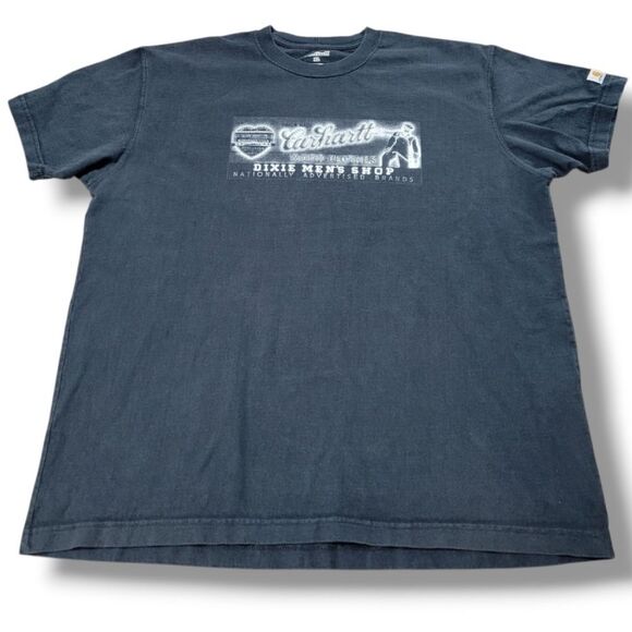 Carhartt Shirt Size XL Carhartt Work Clothes Dixie Men's Shop Graphic Print Tee - Picture 1 of 9